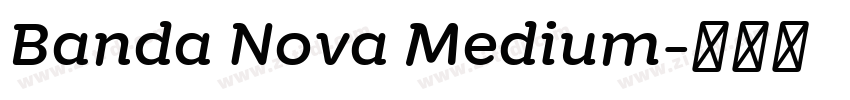 Banda Nova Medium字体转换